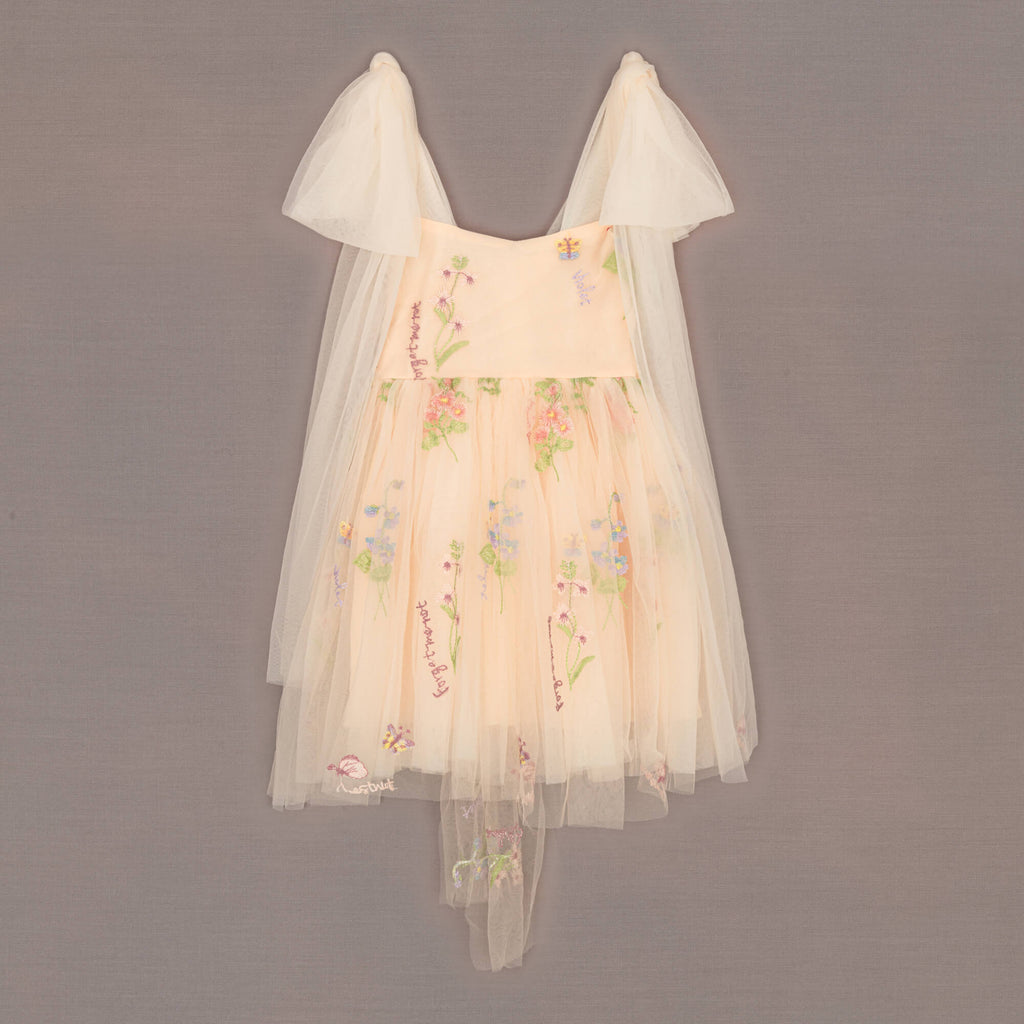 apricot fairy style dress