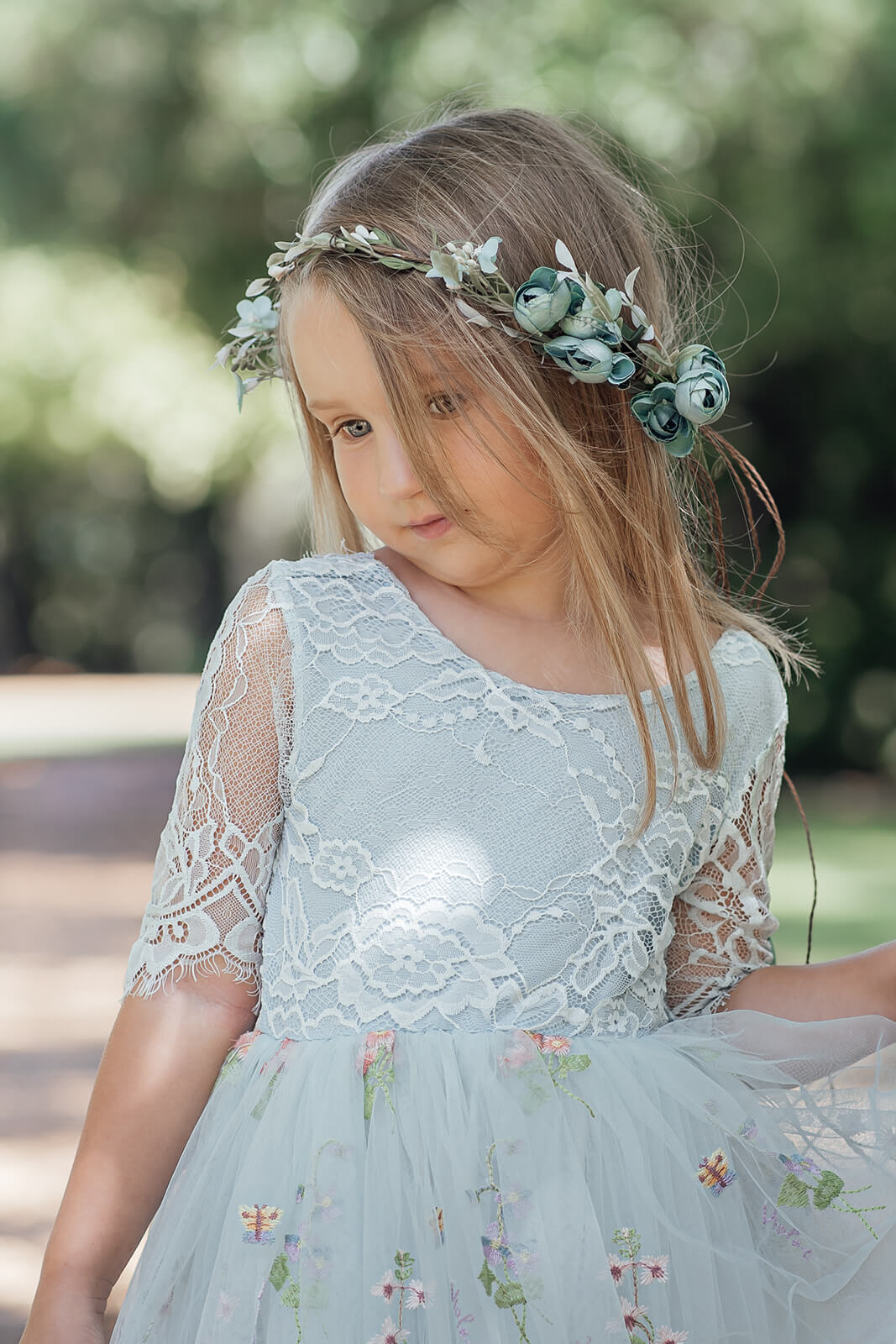 Close up of lace bodice