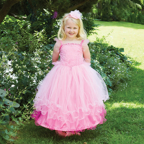 young girl wearing Pink Sweetheart Princess Dress